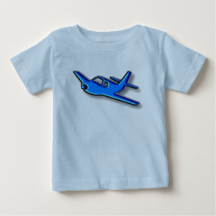 Camiseta avião azul