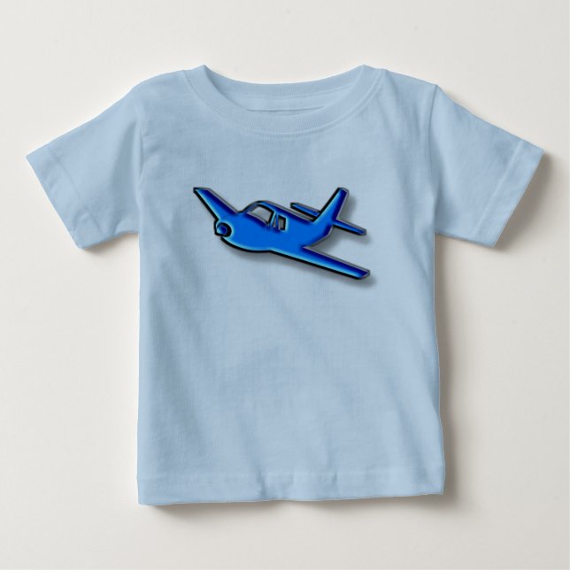 Camiseta avião azul (Frente)