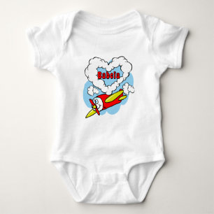 Camiseta Avião Babcia Kids