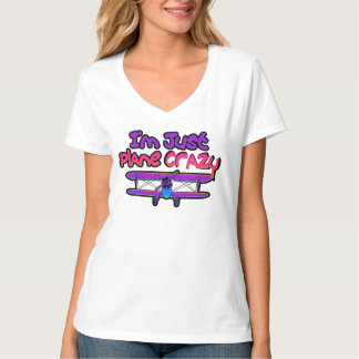 Camiseta Avião Biplano Engraçado
