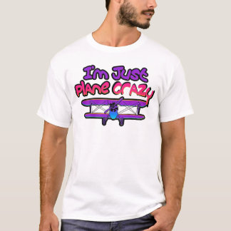 Camiseta Avião Biplano Engraçado