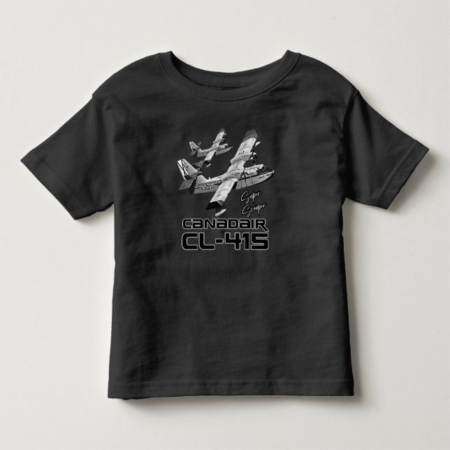 Camiseta Avião bombeiro Super Scooper cl-415 (Frente)