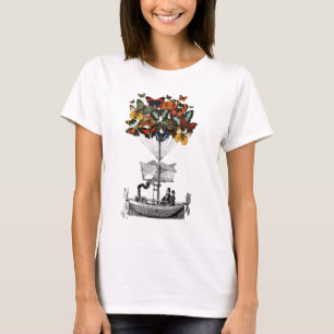Camiseta Avião Borboleta
