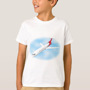 Camiseta Avião comercial de jato: Modelo 3D: