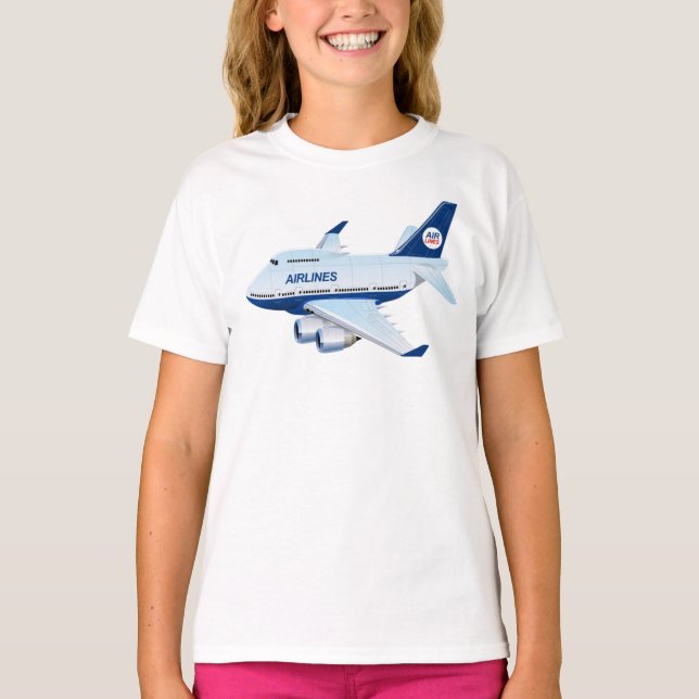 Camiseta Avião de animação (Frente)