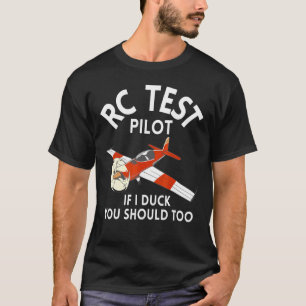 Camiseta Avião de avião Modelo de Plano de Ensaio RC