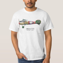 Camiseta Avião de combate alemão Bäumer de Albatros D.V.