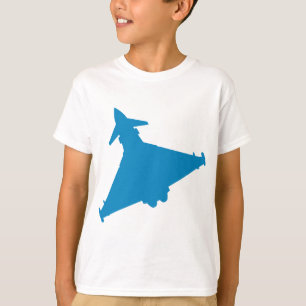 Camiseta Avião de combate do tufão de Eurofighter