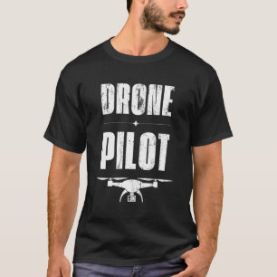 Camiseta Avião de Drone Piloto Voador