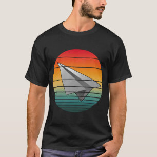 Camiseta Avião de Papel Vintage