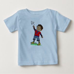 Camiseta Avião de papel voador
