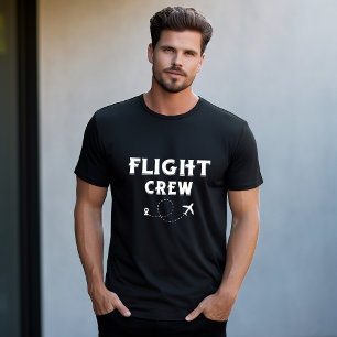 Camiseta Avião de Tripulação de viagem Voo Voo Voando Voand