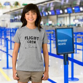 Camiseta Avião de Tripulação de viagem Voo Voo Voando Voand