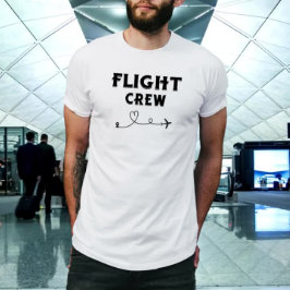 Camiseta Avião de Tripulação de viagem Voo Voo Voando Voand