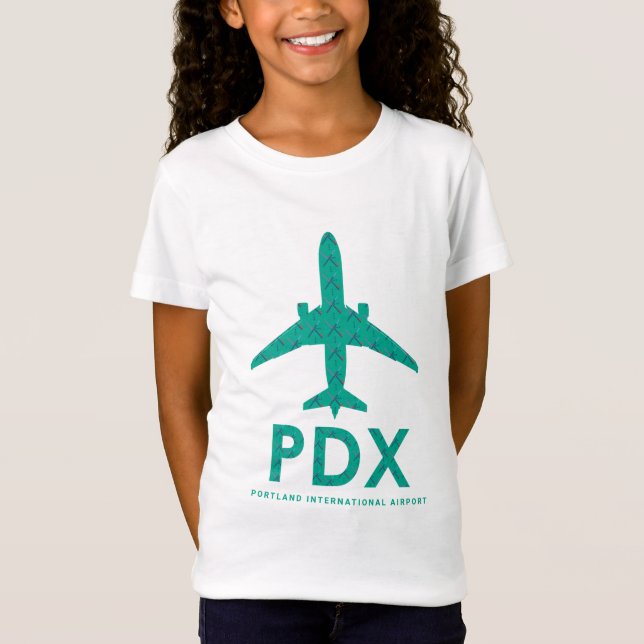 Camiseta Avião do aeroporto PDX | PORTANHA (Frente)