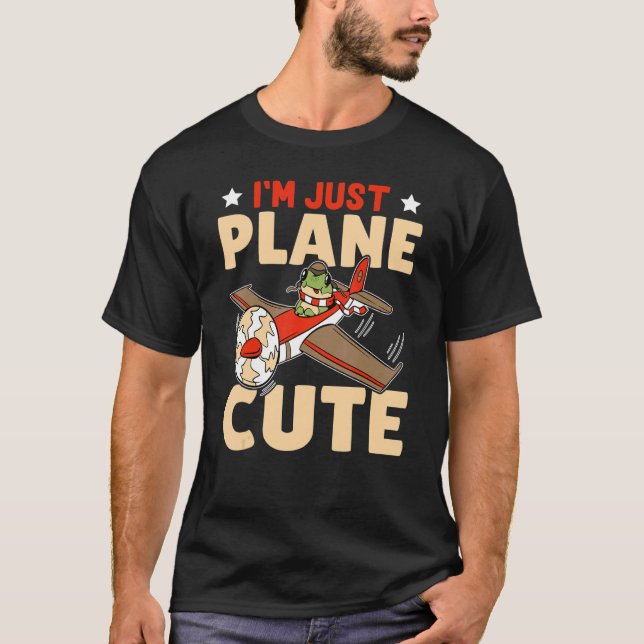 Camiseta Avião, eu sou apenas o avião (Frente)