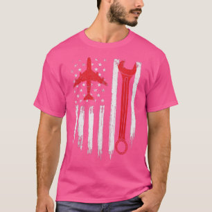 Camiseta Avião - Mecânico - Avião - Avião Técnico da Aviaçã