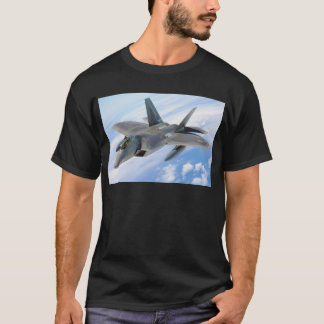 Camiseta avião militar de raptor