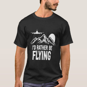 Camiseta Avião-piloto Avião Avião Avião Eu Preferencialment