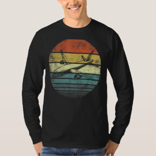 Camiseta Avião-Piloto de Avião Vintage Men Women Aircraft