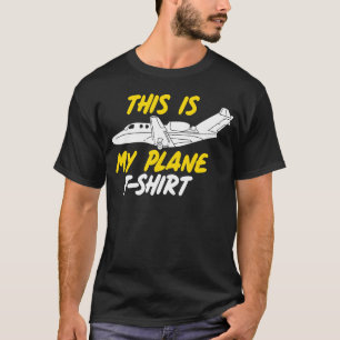 Camiseta Avião Piloto Este é o meu Avião