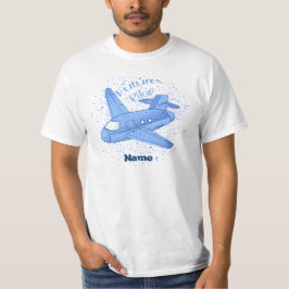 Camiseta Avião Piloto Futuro Azul