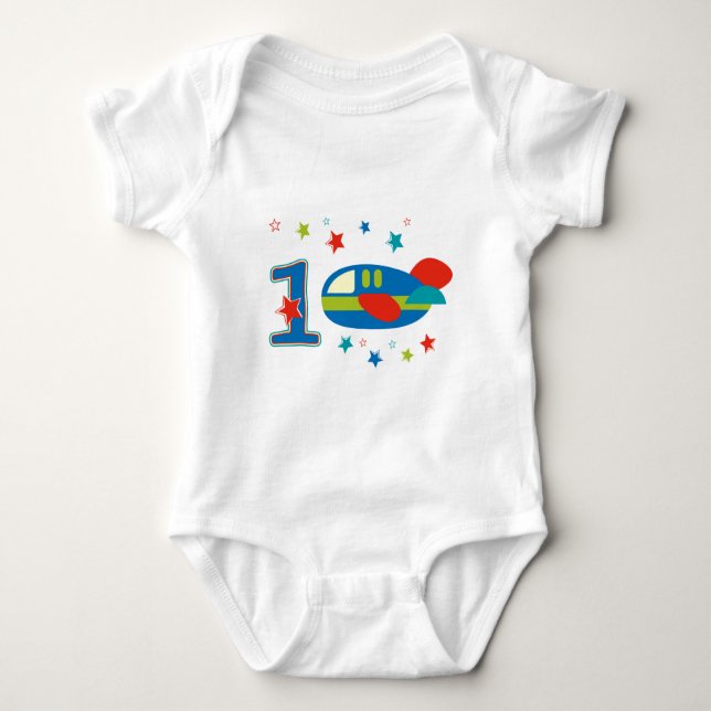 Camiseta Avião primeiro aniversario (Frente)