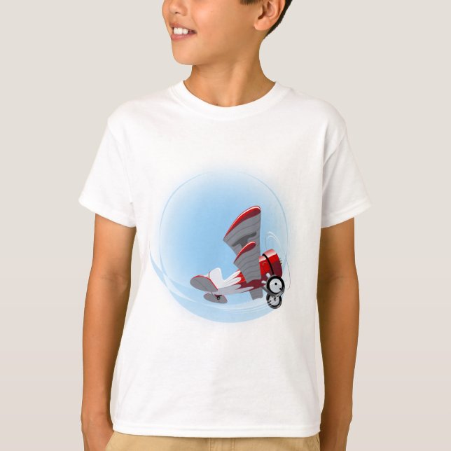 Camiseta Avião retrógrado de animação (Frente)