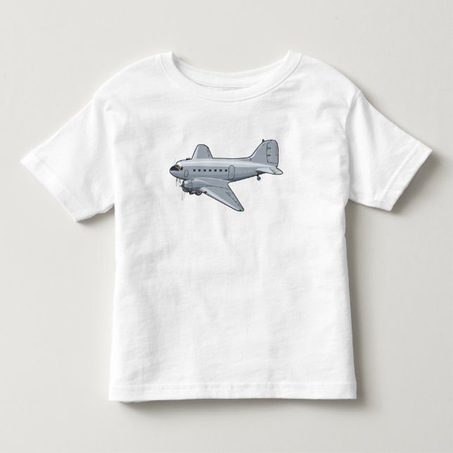 Camiseta Avião retrógrado de animação (Frente)