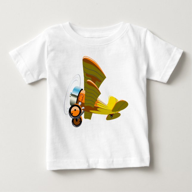 Camiseta Avião retrógrado de animação (Frente)