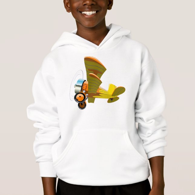 Camiseta Avião retrógrado de animação (Frente)