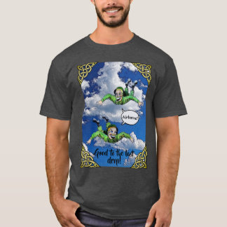 Camiseta Avião, salto do exército paraquedista, desenho do 