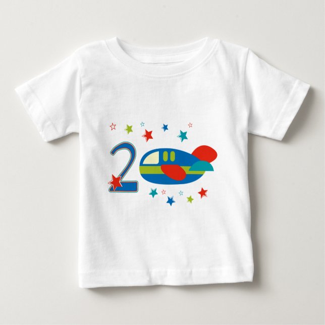 Camiseta Avião segundo aniversário (Frente)