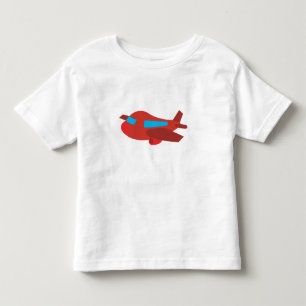 Camiseta Avião Vermelho e Azul