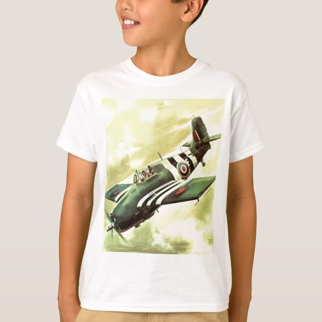 Camiseta Avião Vintage (Frente)