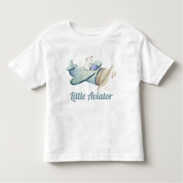 Camiseta Avião Voador De Pequeno Aviador Cujo Urso Voa É Ba