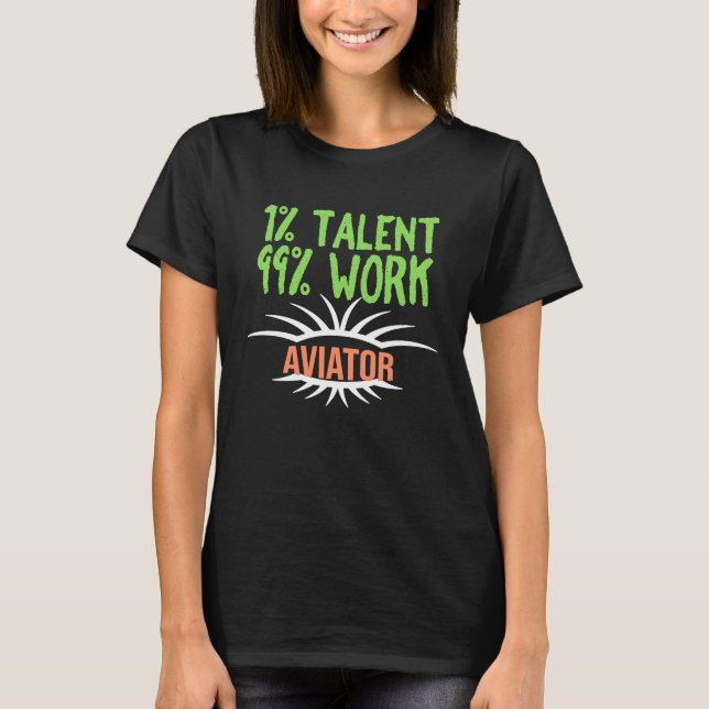 Camiseta Aviator Profession career worker working quotes  1 (Frente)