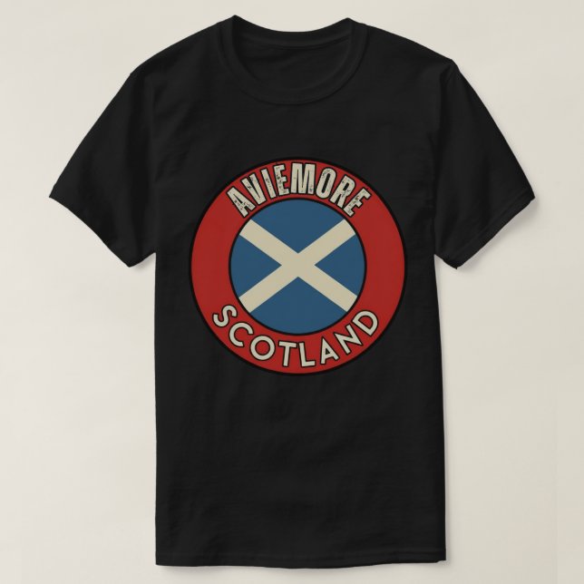 Camiseta Aviemore, Escócia (Frente do Design)