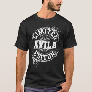 Camiseta AVILA Funny Surname Family Tree Birthday Reunião G