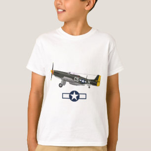 Camiseta Aviões Americanos da Segunda Guerra Mundial