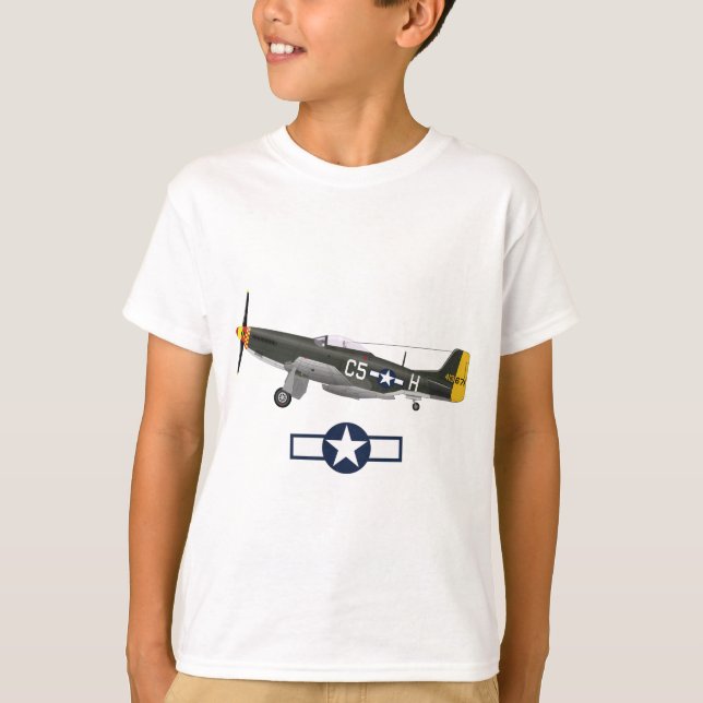 Camiseta Aviões Americanos da Segunda Guerra Mundial (Frente)