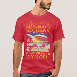 Camiseta Aviões de conserto mecânico de aeronaves fora de u