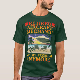 Camiseta Aviões de conserto mecânico de aeronaves fora de u