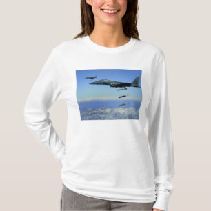 Camiseta Aviões de Eagle da greve da força aérea de