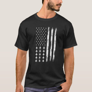 Camiseta Aviões Incríveis da Bandeira Americana Fantasia Av