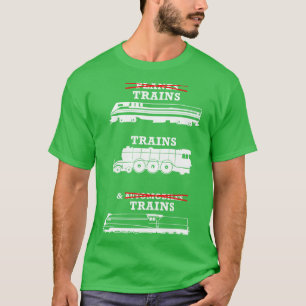 Camiseta Aviões, trens e automóveis paródia