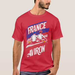 Camiseta Aviron Supporter Comptition Sportive France Rows