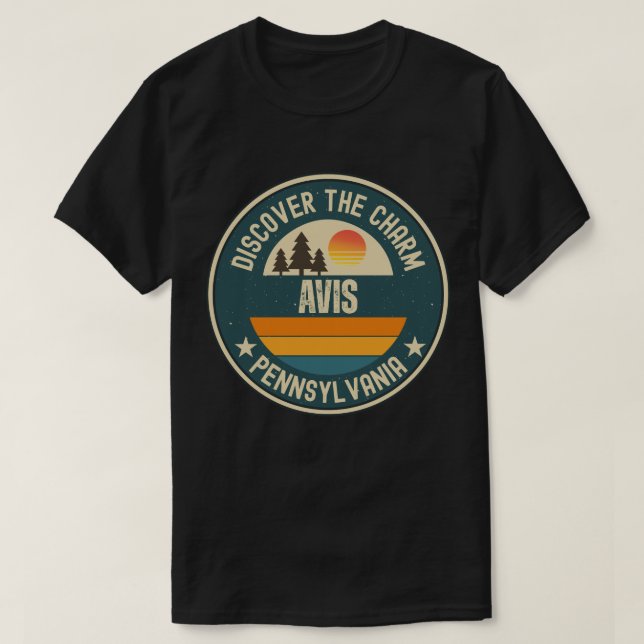 Camiseta Avis, Pensilvânia (Frente do Design)