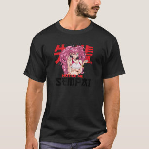 Camiseta Avise-me Senpai I Otaku Waifu