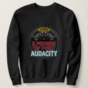 Camiseta Aviso 8 Libras de Audácia Pura